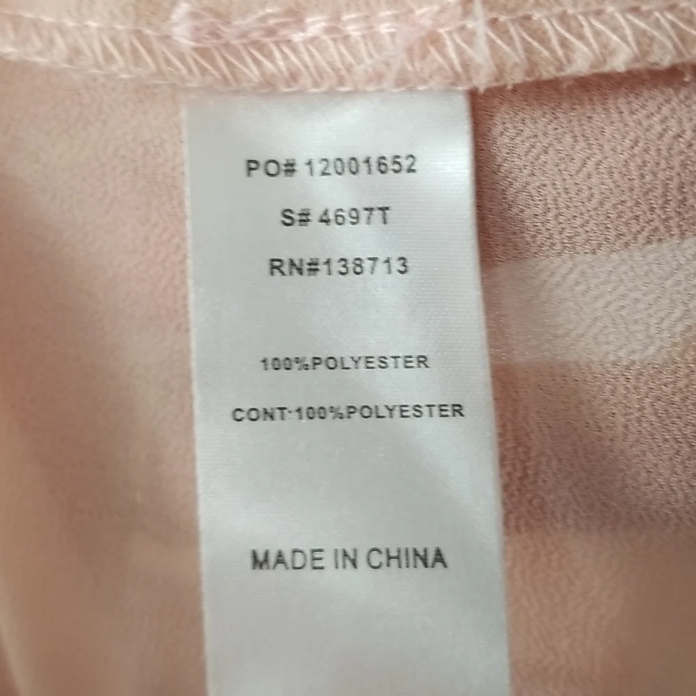 EUC Doe & Rae Sleeveless Sheer Top Size L - Picture 5 of 6